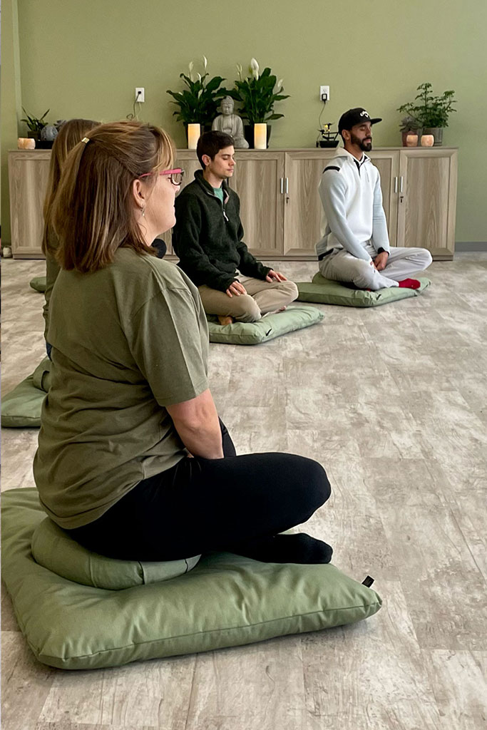 meditation session in-class